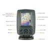 Finder Portatile 3.5" LCD Fish Finder Sensore sonar da pesca all'aperto Allarme rilevatore di pesci Rilevatore di pesci Localizzatore di profondità Accessorio fishfinder