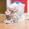 Kedi kostümleri çizgi film şapkası evcil hayvan başlığı claus cap tiara köpek cosplay karnaval giydirme başlık narin güzel başlık