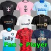 2024 Fan and Player Version Charlotte FC Camisas de futebol LA Galaxy Inter Miami MLS Atlanta United LAFC VELA MESSIS New York City NEAL ROBINSO ARAUJO CHICHARITO camisa