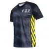 8QAW T-shirts pour hommes Hommes manches courtes robe de descente Bat Fox cyclisme séchage rapide maillot de motocross montagne enduro vêtements de vélo vtt