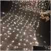 Party Decoration Wedding Ceiling Centerpieces Led Wire Meshes Light String Star Net Rice Lamp Window El Ornament Drop Delivery Home Dhuyd