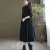 Casual Dresses Fat MM Retro Strap Dress Women's Vestidos 2024 Spring Autumn Mid Length Loose Solid Color Vest Female