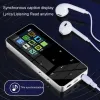 Odtwarzacz MP3 z wyjściem głośnikowym Longlasting Battery Mp3 Player 30hour Playback 16 GB Memory Sound Bluetooth Compatyble 5.2 mp3