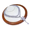 Pendants Double-Layer Gray Pearl Necklace 6-10mm Size Mix And Match