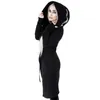 Women's Hoodies Autumn/Winter Gothic Long Sleeve Halloween Punk Printed Cardigan Sweatshirts Cosplay Costumes Y2K Tops