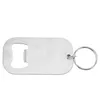 Roestvrijstalen flesopener Praktische sleutelhanger Fleschauffeur Multifunctionele bierflesopener Maat Dog Tag Hanger