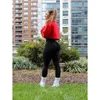 Women's Pants CMS 2 Piece BuLifting Yoga Leggings Workout High Waist Tummy Control Ruched Booty