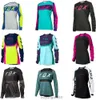 Ydyo Męskie koszulki damskie bat Fox Downhill Jerseys Mountain Bike koszulki szybkie suche offroad dh motocross rowerowe koszulki długie rękawy mtb odzież MTB