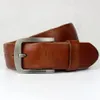 GEERSIDAN New designer high quality genuine leather men belt vintage wide pin buckle belt for men male jeans strap1243Q
