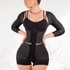 Femmes Shapers Faja Colombianas Shapewear pour femmes contrôle du ventre buste ouvert corps Shaper Bulifter cuisse minceur avec crochet ceintures réductrices