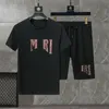 Ny gratis leverans Summer Mens Designers Tracksuits Jogging Suit Men Trackover Pullover Running Sweatshirt Man Short Sleeve Pants Fashion Sweat Track Suits M-3XL.