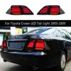 Car Styling Taillight Assembly For Toyota Crown LED Tail Light 05-09 Brake Reverse Parking Running Lights Streamer Turn Signal