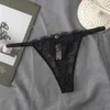 Kvinnors trosor kvinnor låg midja trosor g-strängar ihåliga ut remmar underkläder underbyxor spets sexig komfort underkläder andas andas
