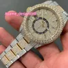 M0NC 20242024Andere Uhr Armbanduhr D66 Luxus-Herrenuhr 4130 Uhrwerk Uhr für Männer 3255 Montre de Luxe Mosang Stone Iced VVS1 GIA-Uhr DiamantuhrenSRZOF8KD