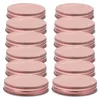 Servis 12 PCS LAGRING Täck Mason Jar Lids Wide Mouth Canning Tinplate återanvändbara omslag