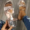 Kleid Schuhe Frauen Koreanische Rom Pailletten Keil Sandalen Sommer Mode High Heel Hausschuhe Outdoor Komfort Glänzend Peep Toe Casual