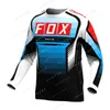 남성용 티셔츠 남성 BAT FOX MOTOCROSS JERSEY Quick-Dry Downhill 자전거 경주 엔듀로 MTB 셔츠 Maillot Ciclismo Hombre 2P3S