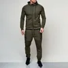 Ensembles de course costumes de sport pour hommes survêtement pull automne hiver vêtements de sport sweat à capuche décontracté vêtements à capuche