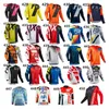 J2LY T-shirts pour hommes Fox Spring Multiple pour la course moto réduction de vitesse respirant vélo cyclisme haut