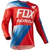 W25U Men's T-shirts Fox Downhill Suit Head Riding Mountain Bike Racing Motorcycle Long Sleeve T-shirt Mens Top Yamaha