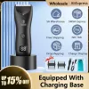 Aparadores de cabelo clipper aparador de cabelo para homens bolas barbeador clipper masculino sensível peças privadas navalha sexo lugar rosto corte com base de carregamento