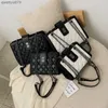 2023 Umhängetaschen Frauen Leder Handtaschen Vintage Weibliche Schulter Damen Desinger Große Tote für Mädchen Umhängetaschen Schwarze Tasche bol263y