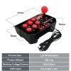 Gamepads 4 en 1 Joystick de juego con cable con cable USB 3M Consola de juegos TURBO Rocker Arcade Station para Nintendo Switch Android TV P3 PC