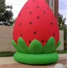 Atacado personalizado modelo de fruta brinquedo inflável morango balão de publicidade promocional com impressão base oxford à venda