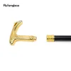 Gold Luxury Flow Line Type Walking Cane Fashion Decorative Walking Stick Gentleman Elegant Cosplay Cane Knob Crosier 93cm