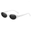 Sunglasses Anti-UV Glasses Retro Oval Women' European And American Fashion Star