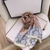 Designer 100% Silk Scarf For Women Men Soft Luxury Lady Shawl Holiday Beach Silk Scarf New Lady Gift Scarves 180-90cm