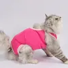 Costumes de chat chemise élégante unisexe, combinaison de récupération, pyjama ajusté et réglable pour animaux de compagnie pour chiot