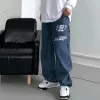 Hosen Herren Hip Hop Jeans lässige Frachtjeans für Männer Y2K -Stil Jeans Jogger perfekt für School Street Rennen Urlaubsfeier