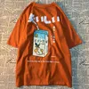 Erkek Tişörtleri Japon Çizgi Film Vintage Grafik Gömlek Erkekler 100 Pamuk Harajuku Anime Tee Kısa Kollu Hip Hop Tshirts Kadınlar Gençlik