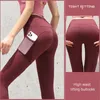 LU High Weist Yoga Leggings Women Push-Ups fiess soft lululy lemenly lemenly lemen lemen hip lift pants tرف