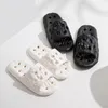 Holes Flats Slippers For Mens Womens Rubber Sandals summer beach bath pool water shoes