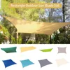 Tentes et abris pare-soleil solide antirouille entretien sans effort résistant aux UV bloc rectangulaire couverture fourniture de patio