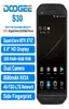 DOOGEE S30 50quotHD Android 70 IP68 étanche Smartphone côté empreinte digitale 2GB 16GB Charge rapide double SIM 4G téléphone portable 4923773