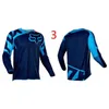 SU2Y T-shirts pour hommes Vente chaude Fox Costume de course à manches longues VTT Chemise tout-terrain Tld Descente Cyclisme Été T-shirt à séchage rapide