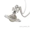 女性用衛星ネックレスデザイナーネックレスVivienenWestwood Luxury Jewelry Viviane Westwood Necklace Highバージョン