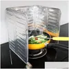 Other Kitchen Dining Bar Kitchen Frying Pan Oil Splash Protection Sn Er Gas Stove Anti Splatter Shield Guard Divider Baffle Cooki Dhaiq
