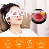 Jerseys VIBRACTION ÉLECTRIQUE MASSAGE OEUX POEURES CHAUDES Dispositif de soins oculaires Anti rides les yeux Masage des cercles sombres enlever les lunettes pour les lunettes