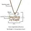 Chains Uwin Rapper Anuel AA Real Hasta La Muerte Pendant CZ Necklaces For Women Man Hip Hop Jewelry