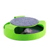 Toys Funny Cat Toy Pet Cat Scratching Board Funny Cat Turntable Cat Catch Fake Mouse Plastic Game Turntable Toy for Cat Kitty Pet Toy