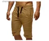 Męskie spodenki plus rozmiar M-3xl Męskie joggery męskie spodnie haremowe swobodne kolano sporty noszenie odzieży krótkie spodnie dresowe t240223