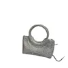 Silver shiny and dull diamond vegetable basket, tote banquet water bucket, mobile phone bag, chain, hand-held crossbody small bag