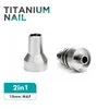 Metal Banger Domeless Titanium Nail 10mm 14mm Mannelijke Vro Joint 2/4/6 in 1 met 6 Verschillende Soorten Rook Accessoire Gratis Verzending