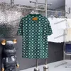 Xinxinbuy Homens Designer Tee Camiseta 2024 Tie Dye Gradiente Carta Impressão 1854 Manga Curta Algodão Mulheres Cinza Preto Branco Verde S-2XL