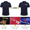 Verão fashionpolo camisas para homens impressão personalizada casual lapela camisa bordado padrão roupas pedido em massa 240220