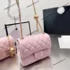 Borsa alla moda Borsa a mano da donna Golden Globe Fatty Little Lambskin Lingge Chain Borsa piccola Può essere portata a spalla Borsa a tracolla Versatili borse di lusso portatili